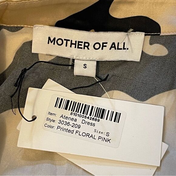 Mother Of All Atenea Mini Dress in Floral Pink Size S - Picture 11 of 14